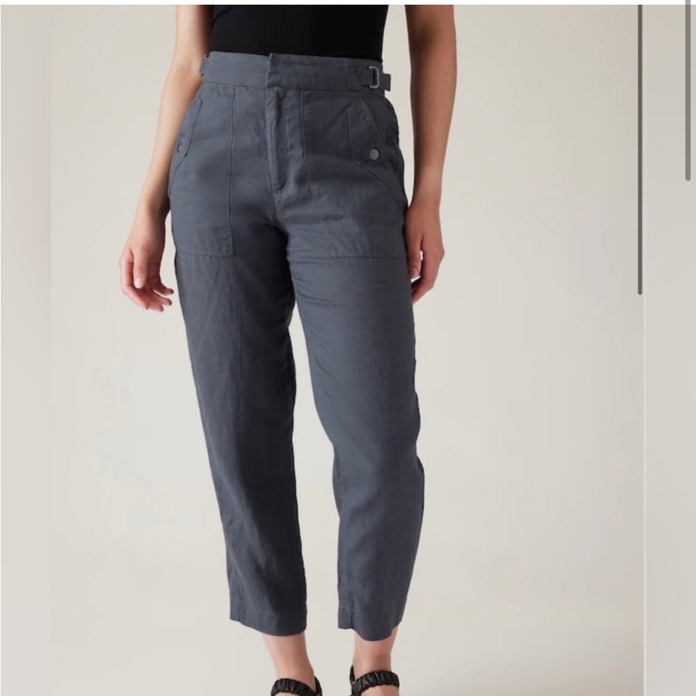 Athleta Voyager 100% Linen Pants